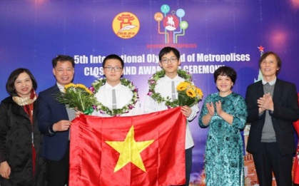 Học sinh Hà Nội đoạt 5 huy chương vàng trong kỳ thi Olympic IOM