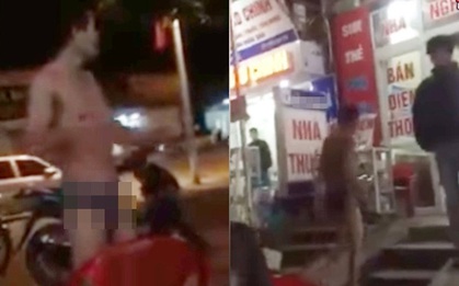 Nam thanh niên mặc quần lót chạy ra cửa nhà nghỉ, ngơ ngác tìm bạn gái bỏ trốn cùng bộ quần áo