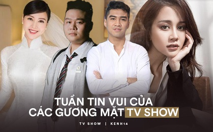 Tuần tin vui của các gương mặt TV Show: 2 màn cầu hôn thành công, người lên xe hoa, người thông báo mang thai