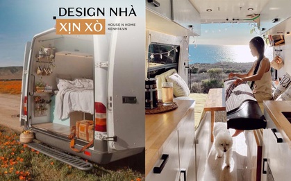 Vợ chồng Việt biến xe thành nhà hết 800 triệu, thiết kế đẹp "xỉu" nhưng oách nhất là tiện nghi vì cần gì cũng có