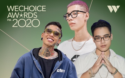 Dế Choắt thắng Rap Việt nhờ vote nhưng tại WeChoice thì MCK và GDucky mới "nắm trùm" với lượt đề cử gấp đôi ba lần