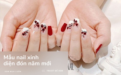 10 mẫu nail "max" xinh ở các tiệm lúc này, chị em diện đón năm mới là chuẩn bài