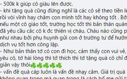 "Tết Tây biếu cô giáo cái gì bây giờ?" - chủ đề nhạy cảm khiến bố mẹ bàn tán nảy lửa, một ý kiến nhận được cơn mưa đồng tình