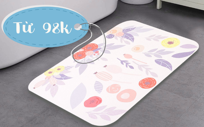 Chỉ từ 98k rinh về thảm đá siêu thấm hút cực xinh lại chẳng tốn công giặt giũ vệ sinh