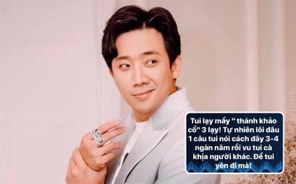 Giữa lúc bị nghi ngờ "cà khịa" drama của Sơn Tùng, Trấn Thành liền có phản ứng dứt khoát ngay và liền