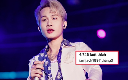 Vừa giành giải tại WeChoice Awards 2020, Jack đã "thả thính" về màn comeback trong tháng 3?