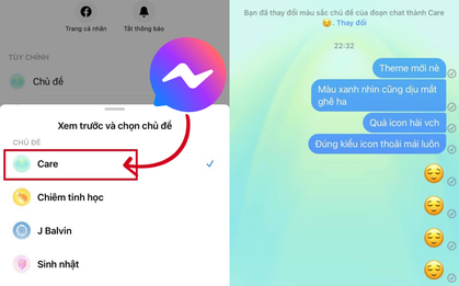 Messenger vừa tung ra theme mới với tên "Care", vì sao người dùng phải cập nhật ngay?