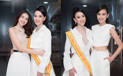 Mỹ nhân Việt đầu tiên xuất ngoại chinh chiến quốc tế: Đỗ Hà và Ngọc Thảo đến tiễn, mang 80kg hành lý tới Ai Cập