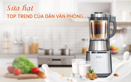 Hot trend bữa xế healthy của dân văn phòng: Sữa hạt lên ngôi