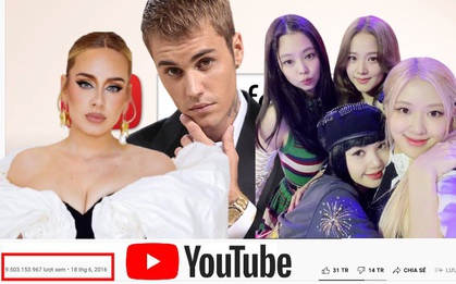 Không cần so sánh độ hot của BTS, BLACKPINK hay sao US-UK trên YouTube, ca khúc này mới là "trùm cuối" với lượt xem siêu khủng!