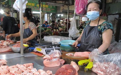 Giá heo hơi xuống đáy, giá thịt heo "trên trời"