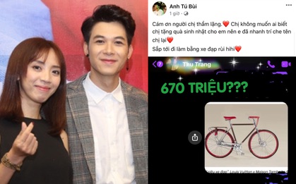 Thu Trang "chốt đơn" tặng Anh Tú chiếc xe đạp nhân dịp sinh nhật, nếu biết giá 670 triệu liệu có "bật ngửa"?