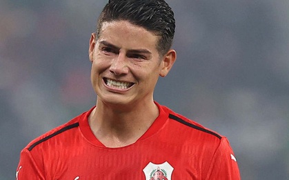Trai đẹp James Rodriguez đòi đánh trọng tài vì chiếc thẻ đỏ oan ức