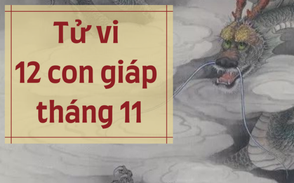 Tổng quan 12 con giáp tháng 11: Tuổi Thân có bước ngoặt mới, Tuất tiền bạc rủng rỉnh, riêng Thìn phải đặc biệt đề phòng
