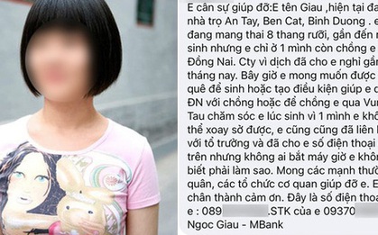 Bí ẩn người tên Ngọc Giàu đi xin tiền khắp MXH, nay bảo sắp sinh, mai lại kêu bị tai biến