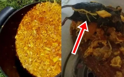Dốc lọ tương cà làm đồ ăn, người phụ nữ bị dọa chết khiếp vì thứ đen sì rơi ra, cảnh tượng khiến dân mạng cũng giật mình