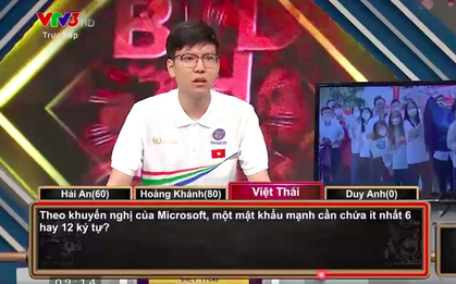 Câu hỏi về mật khẩu trong cuộc thi Chung kết Olympia khiến nhiều người giật mình, bạn có đặt sai bấy lâu nay?