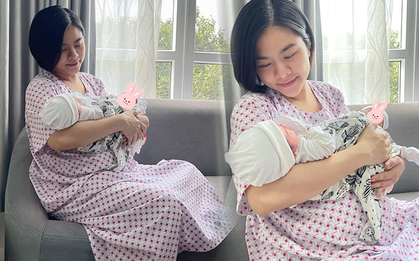 Thông tin Vân Trang sinh đôi nhóc tỳ: Thai kì nguy cơ cao, suýt bị xuất huyết và vượt cạn ngoạn mục trong 4 tiếng!