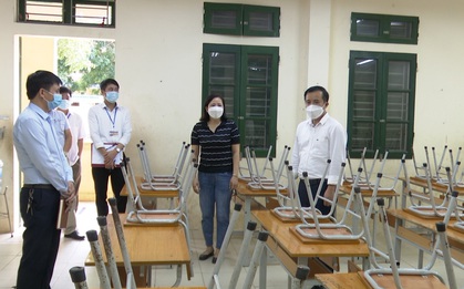 Kiểm tra công tác chuẩn bị của nhiều trường tại Ba Vì để đón học sinh đi học trực tiếp