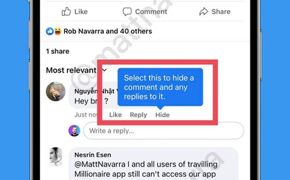 Facebook có tính năng ẩn bình luận mới cực thú vị, kiểm tra xem tài khoản bạn đã có chưa?