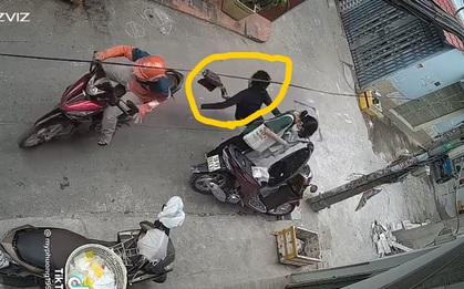 Bắt nhanh tên cướp giật "hụt" túi xách khiến nạn nhân đập mặt xuống đường