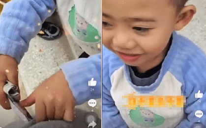 Bé trai dúi tiền vào tay giáo viên để cô mua kẹo ăn hết ốm khiến cộng đồng mạng "tan chảy"