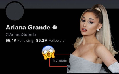 Tài khoản Twitter với hơn 85 triệu follower của Ariana Grande đột nhiên "bay màu", chuyện gì đã xảy ra?
