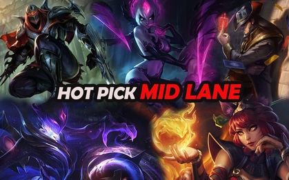 Top tướng đi đường giữa mạnh nhất LMHT: Tốc Chiến, muốn leo rank vù vù thì phải pick ngay, quẩy luôn!
