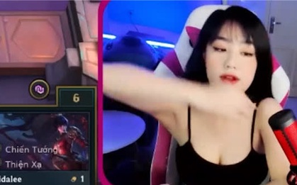 Nữ streamer khoe "vùng nhạy cảm" ngay trên livestream, tự tin của mình trắng và mịn hơn nhiều bạn gái khác