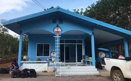Căn nhà có gia chủ mê Doraemon khiến dân tình tranh cãi: Dễ thương hay nhố nhăng như cái vườn trẻ?