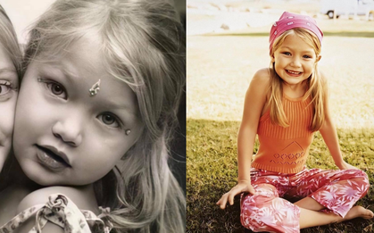 Ảnh hồi bé của Gigi Hadid gây bão: Tóc vàng mắt xanh xinh như búp bê, nhìn là đoán ngay visual cực phẩm của con gái mới sinh