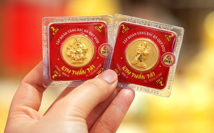 Giá vàng cắm đầu lao dốc sau ngày vía Thần Tài