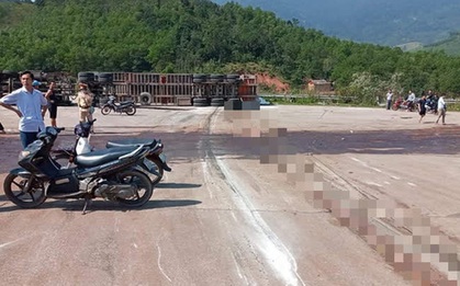 Quảng Bình: Va chạm xe đầu kéo, 2 thanh niên tử vong tại chỗ
