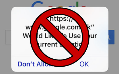 Safari hiển thị pop-up và yêu cầu chia sẻ vị trí trên iPhone, đây là cách trị dứt điểm!