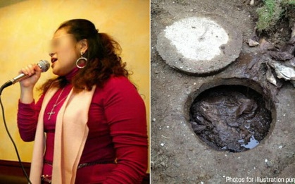 Đang dọn nhà thì mở karaoke lên hát, mẹ không ngờ lúc mình "thỏa mãn đam mê hát hò" thì 2 con đang vẫy vùng trong bể tự hoại đến chết