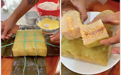 Màn cắt bánh chưng bằng dây khiến dân mạng chia 2 phe tranh cãi nảy lửa, hoá ra là vì chi tiết sai trái này