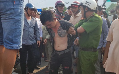 CLIP: Nam thanh niên nghi ngáo đá, chạy ô tô lạng lách, thách thức CSGT
