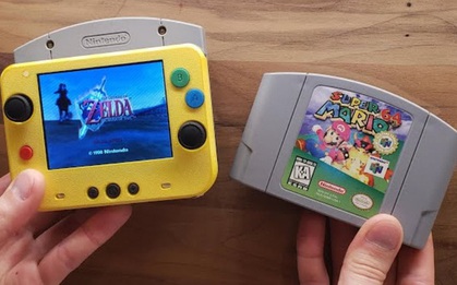 Game thủ chế máy chơi game Nintendo 64 thành phiên bản siêu nhỏ gọn, vừa in trong lòng bàn tay