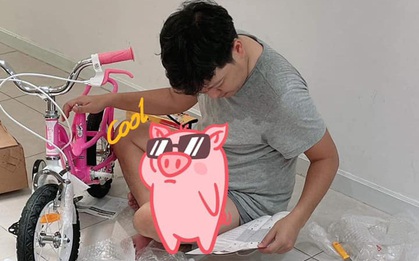Valentine trắng, Nhã Phương âm mưu tặng quà "troll": Trường Giang tức tưởi lườm vợ, con gái hưởng lợi nhất nhà