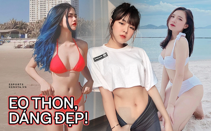 Trên đường đua nhan sắc, nhiều bóng hồng Esports khoe nhẹ "vòng eo con kiến" khiến vạn người mê