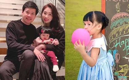 Hoa hậu Đặng Thu Thảo hiếm hoi khoe ảnh cận mặt con gái, nhóc tỳ 3 tuổi đã lớn thấy rõ và ngày càng ra dáng tiểu mỹ nhân