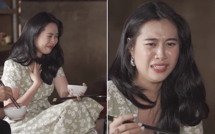 Hậu trường lần đầu nếm thử món đặc sản mọc trên đá ở miền núi, nữ BTV xinh đẹp biểu cảm hoang mang khi đạo diễn hô "ăn lại" khiến khán giả bật cười