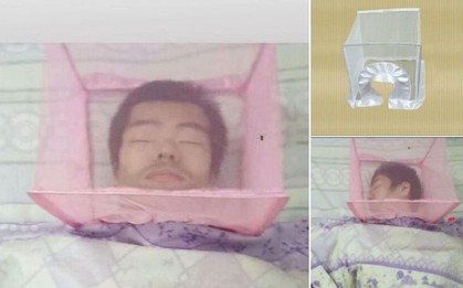 Thu về gần 4.000 lượt like, chiếc màn chống muỗi kỳ quặc cho mặt này hóa ra có thật ngoài đời