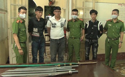 Công an Huế bắt 13 đối tượng mang nhiều hung khí hẹn "hỗn chiến" giữa phố