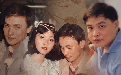Bức ảnh cưới cách đây 33 năm của người đàn ông đẹp trai như tài tử: Đi bơi gặp được gái đẹp, dùng một bản đàn "hạ gục" rồi thành công đưa nàng về dinh!