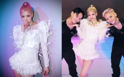 Rosé (BLACKPINK) đẹp nức nở như thiên nga trắng, nhưng cặp dancer sinh đôi "mlem" chiếm spotlight trong ảnh hậu trường mất rồi
