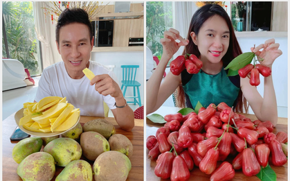 Lý Hải - Minh Hà trồng cây trên sân thượng mà thu hoạch nặng trĩu tay, phải đăng đàn ai ăn thì biếu bớt "lấy thảo"
