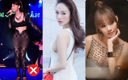 Từng bị "tuýt còi" về chiếc quần xuyên thấu, giờ đây Minh Hằng khoe dáng táo bạo nhưng đã sang hơn nhiều