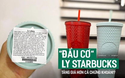 Ngã ngửa vì hiện tượng "đầu cơ" ly Starbucks, giá tăng chóng mặt một cách khó hiểu đến mức mua 1 triệu - bán lại tận 20 triệu cho 2 chiếc ly nhựa cũng cháy hàng