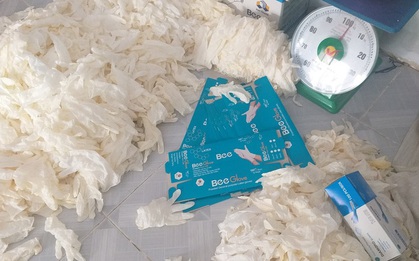 Liên tiếp thu giữ nhiều lô găng tay không rõ nguồn gốc